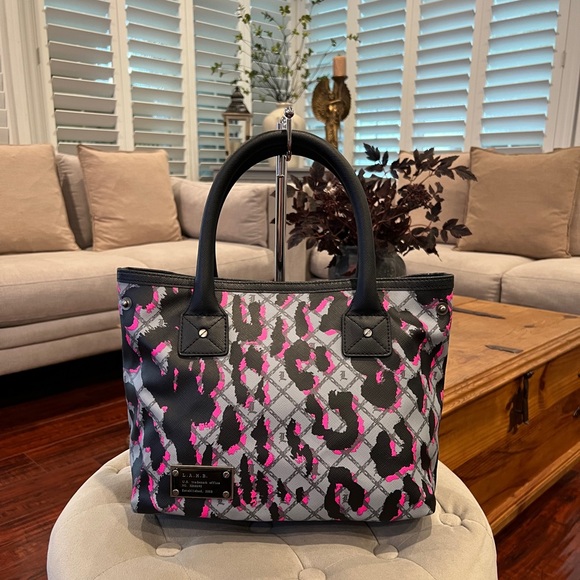 L.A.M.B by Gwen Stephanie Vintage & Collectible Y2K Leopard Print Handbag EUC - Picture 1 of 17